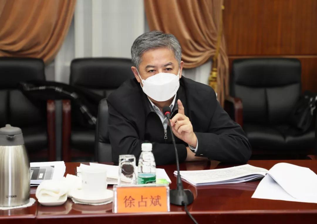 国防科工局党组成员、副局长徐占斌到中国广东会贵宾厅集团调研